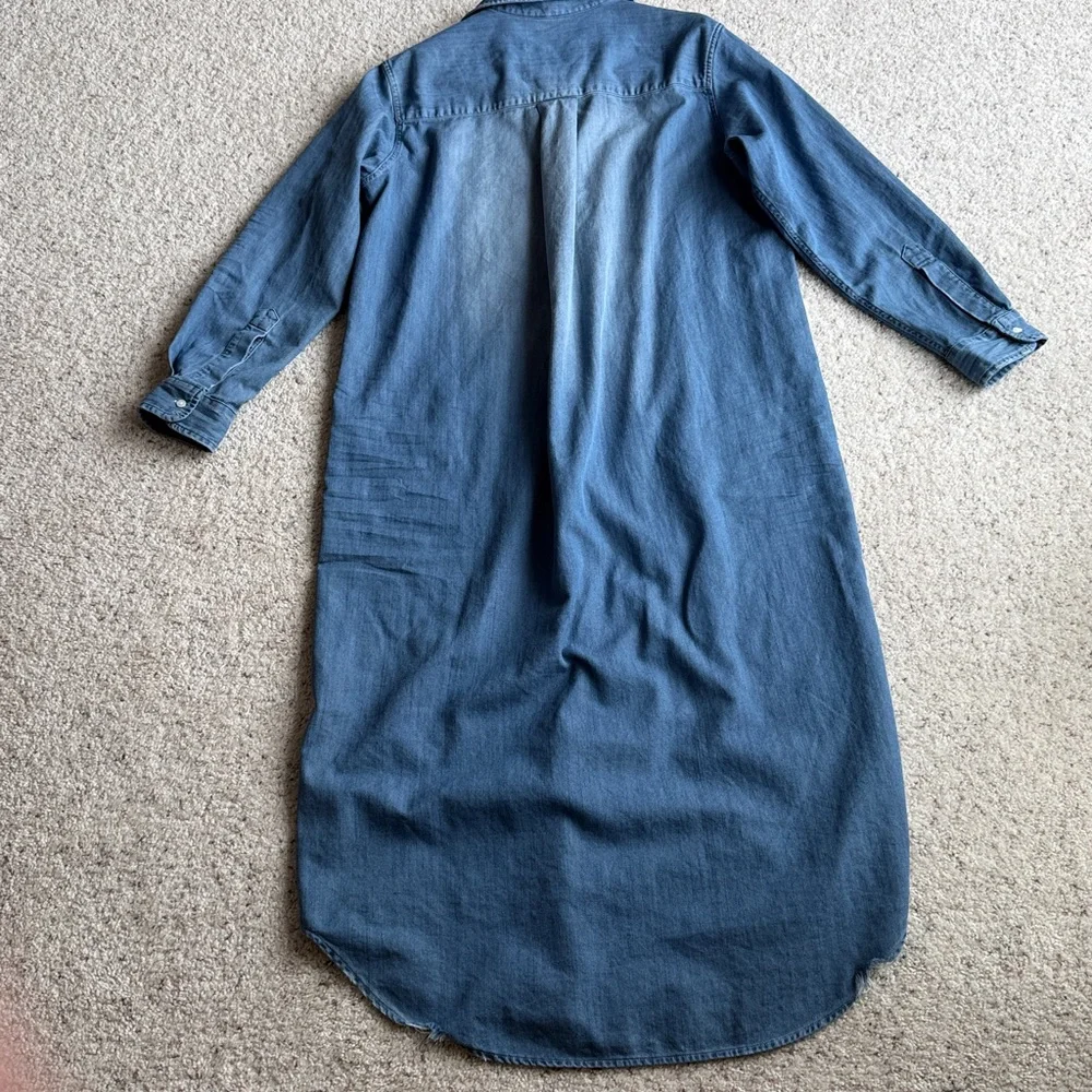 FRANK & EILEEN Rory Famous Denim Shirtdress - Picture 8 of 16